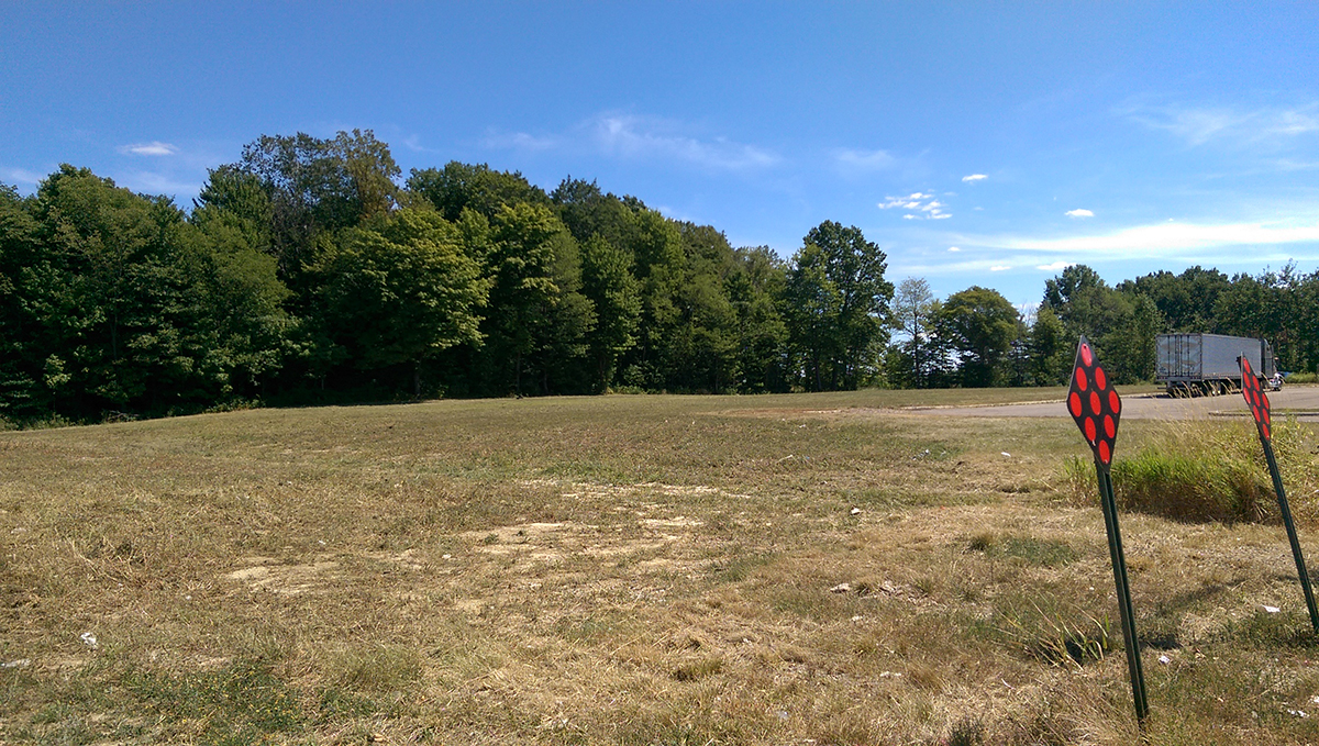 Lot F looking Southeast from Park Center Drive