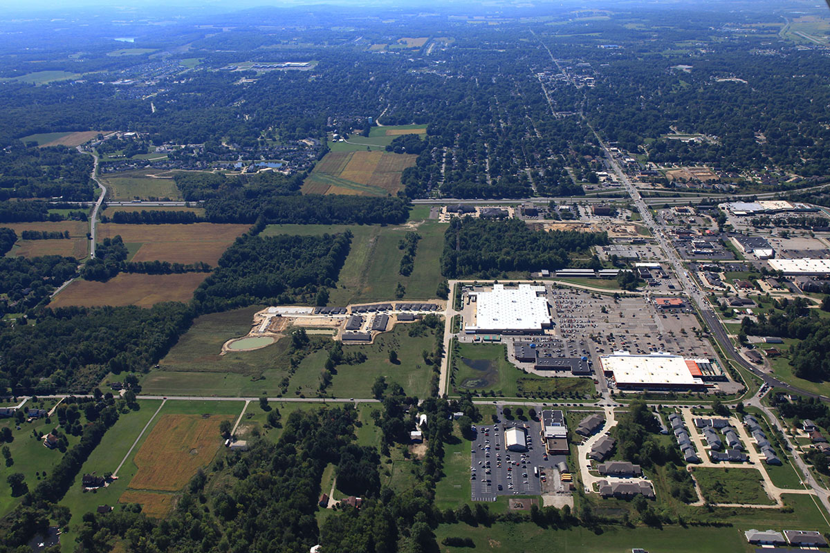 17. Aerial Photograph Looking South