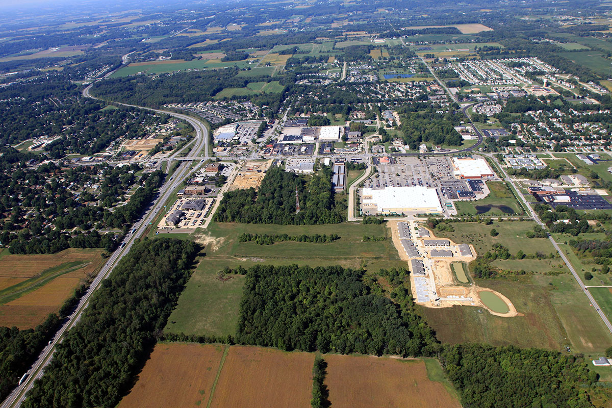 18. Aerial Photograph Looking West